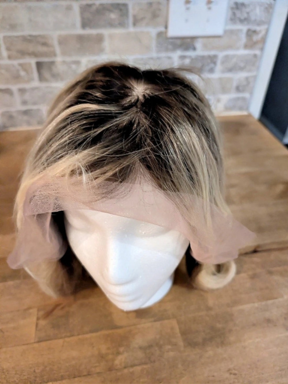 Sulmy Human Hair Lace Front Wig in Blonde